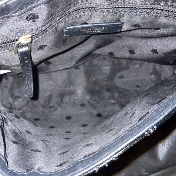 •KATE SPADE•BLACK BRIAR LANE QUILTED BRAYDEN SATCHEL BAG EUC - Picture 8 of 9